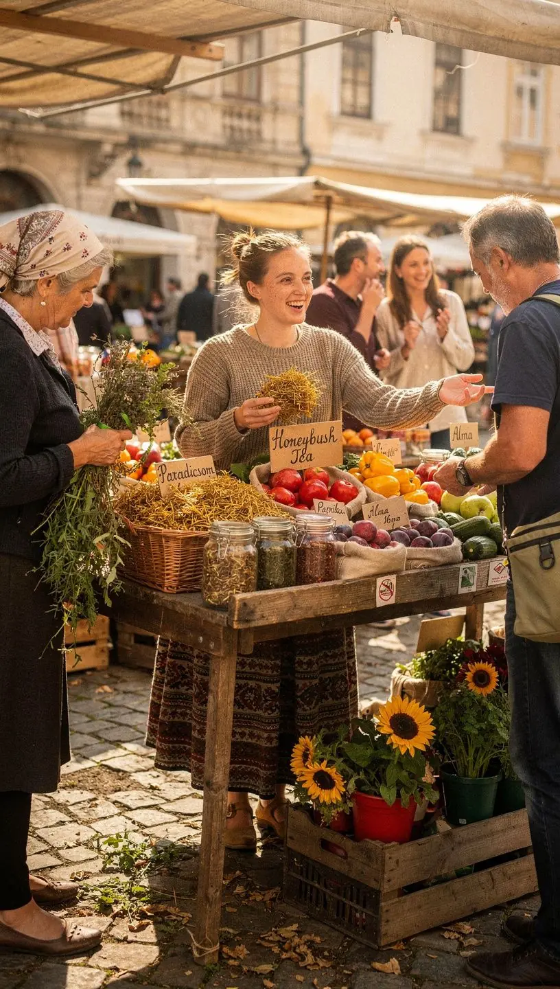 Bézs árnyalatú tea, amely mézre emlékeztető ízével vonzza a figyelmet.